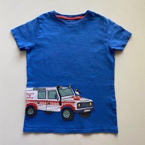 Boden Boys Blue Shirt size 7-8